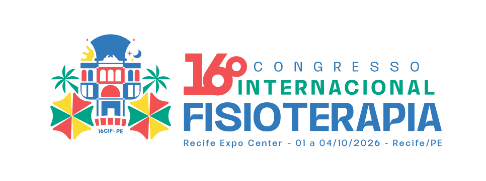 Recife Expo Center se consolida como novo polo de congressos médicos e de saúde no Nordeste 2 Polo de saúde no Nordeste: logotipo do evento 16º Congresso Internacional de Fisioterapia.