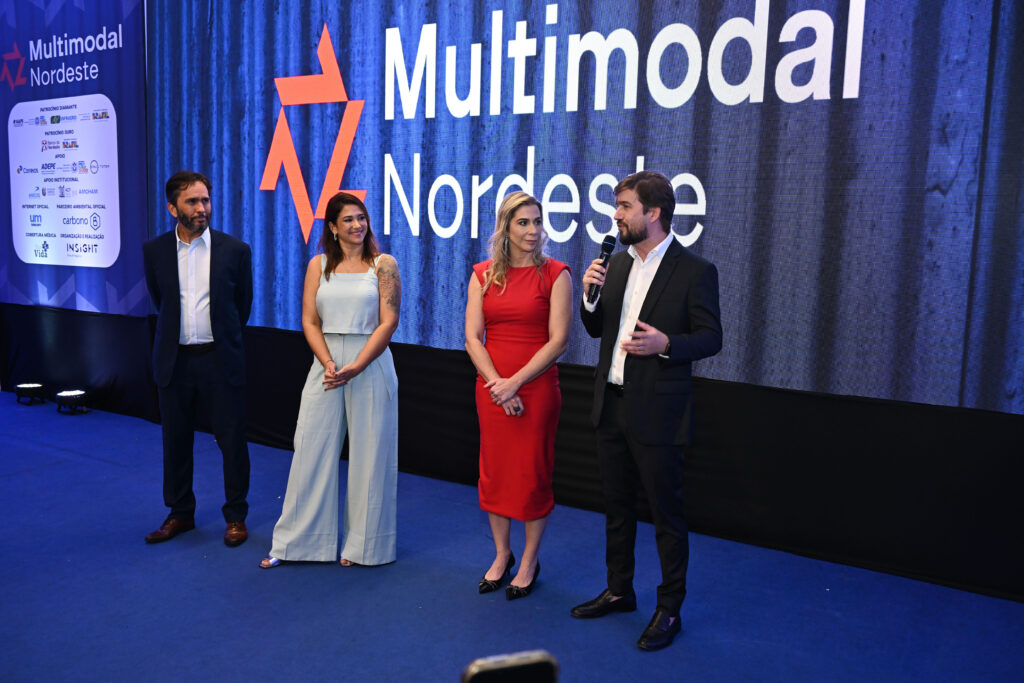 Sócios da Multimodal durante evento que inaugurou o Recife Expo Center em 2024