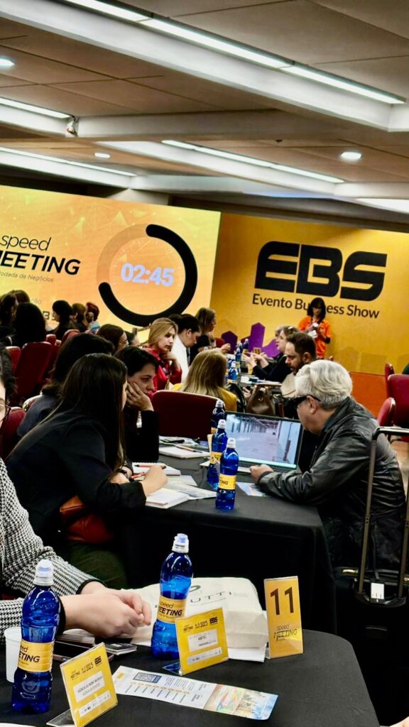 Foto do gerente comercial do Recife Expo Center na EBS 2025.
