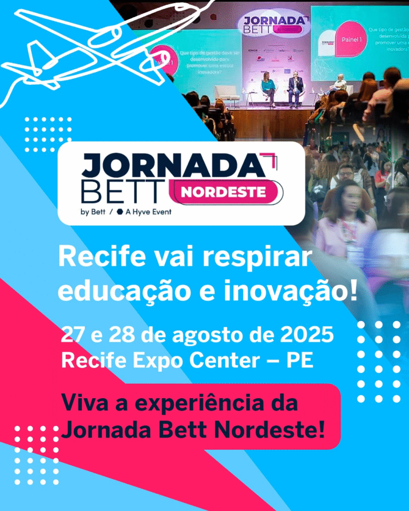 Jornada BETT 2025: flyer de divulgação digital do evento.