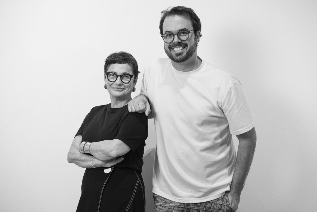 Beth da Matta, diretora artística da ART.PE. junto com o diretor geral, Diogo Viana.