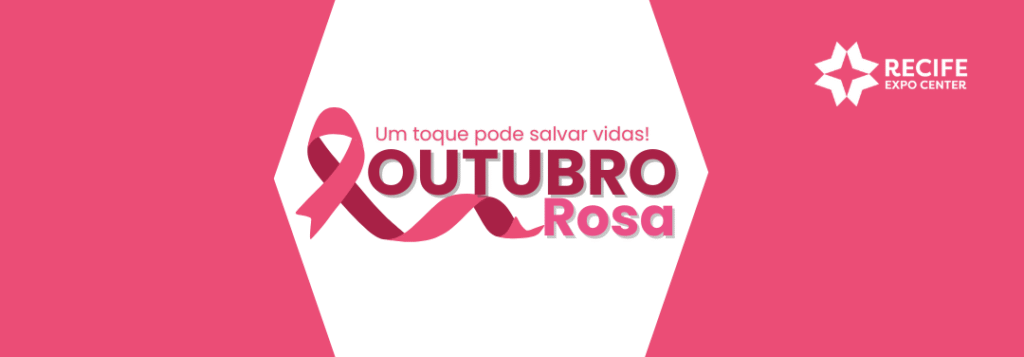 Foto de banner digital divulgando o Outubro Rosa.