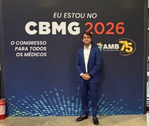 Congresso Brasileiro de Medicina Geral: foto do diretor Paulo Cavalcanti no evento.