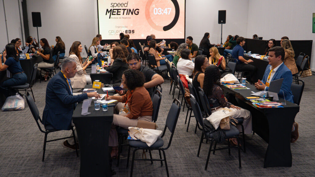 Recife Expo Center recebe Speed Meeting da EBS e reforça protagonismo no turismo de negócios 5 Speed Meeting Recife 2026: foto da rodada de negócios.